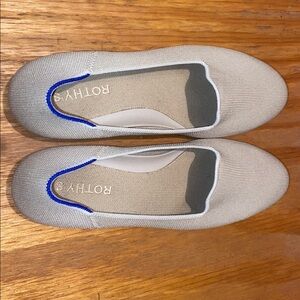Rothy's Bone-Color Knit Flats